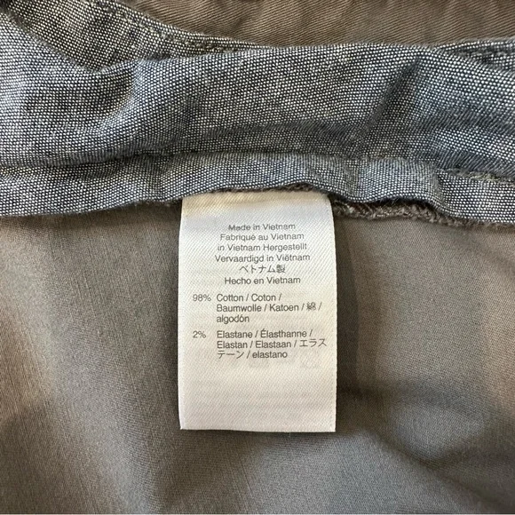 J Crew 10.5” Stretch Chino Shorts For Men Size 36 Gray Neutral Casual Golf Polo - Picture 13 of 14